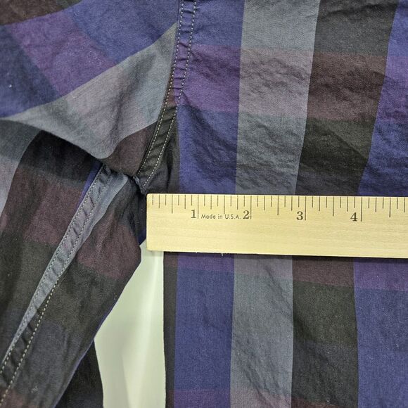 Paul Smith The Byard Shirt Mens 17 43 Checkered Button Up Long Sleeve Italy - Picture 8 of 13